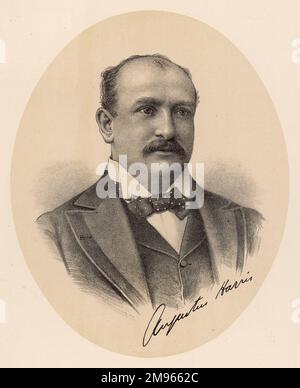 SIR AUGUSTUS HENRY GLOSSOP HARRIS attore e direttore del teatro. Foto Stock