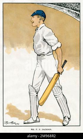 Sir Francis Stanley Jackson (1870-1947). Cricketer inglese. Foto Stock