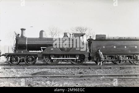 Locomotiva n. 110 4-4-0 Foto Stock