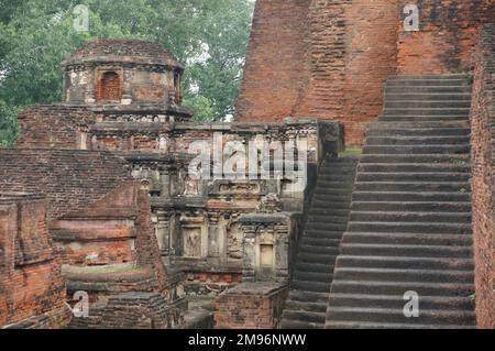 India, Bihar, Nalanda: Sito archeologico (5th ° secolo DC). Foto Stock