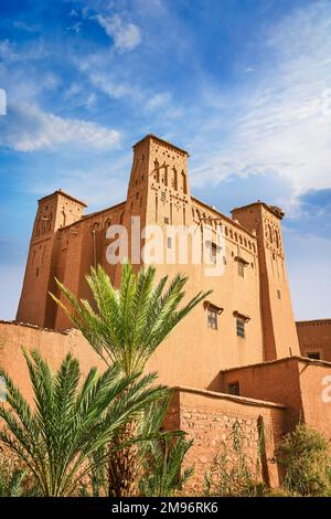 Ksar di Ait Benhaddou, Ouarzazate, Marocco, UNESCO Foto Stock
