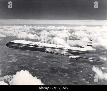 De Havilland DH106 Comet 4C, su-ALC, di United Arab Airlines (chiamata Misrair). Foto Stock