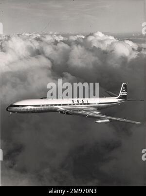 Il primo de Havilland DH106 Comet 4, G-APDA, del BOAC. Foto Stock