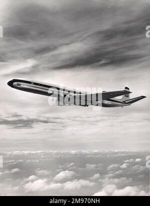 La prima de Havilland DH106 Comet 4B, G-APMA Sir Edmund Halley, di BEA. Foto Stock