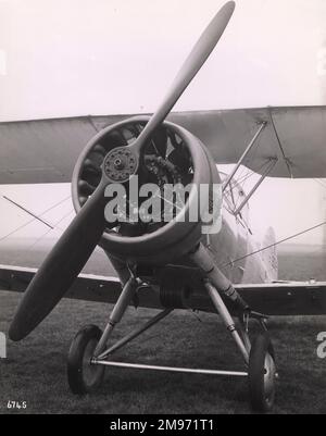 Hawker Hart, K3012 anni, è stato dotato di un Bristol Perseus radiale in una cappottatura Townsend e un abitacolo chiuso e utilizzato per prove a basse temperature in Canada. Foto Stock