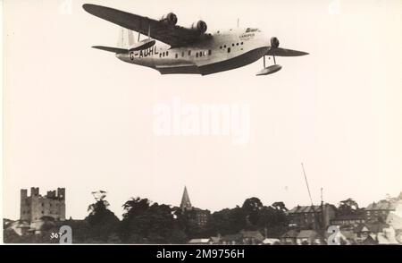 Short S23 Empire Flying Boat, G-ADHL, Canopus. Foto Stock