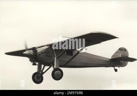 Una replica del monoplano Ryan, Spirit of St Louis, N-X-211. Foto Stock