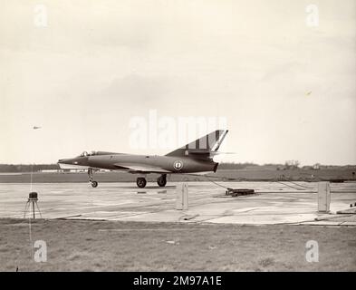 Dassault Etendard IVM presso RAE Thurleigh, vicino a Bedfod, 1960. Foto Stock