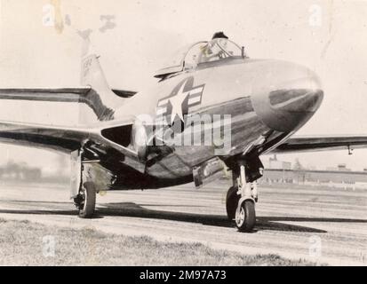 Grumman F9F-2 Panther. Foto Stock