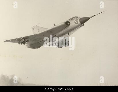 Saab J35 Draken. Foto Stock