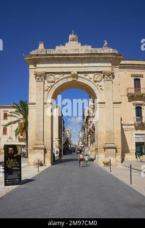 Porto Ferdinandea, noto, Sicilia Foto Stock