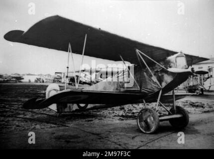 Fokker DVII, (a terra). Foto Stock