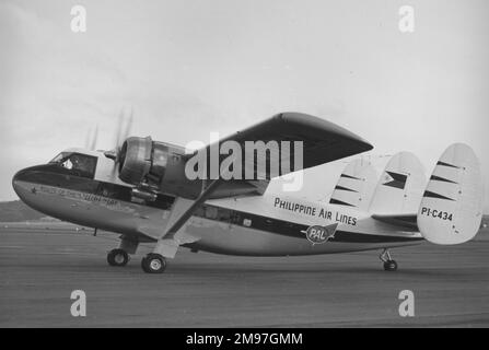 Scottish Aviation Twin Pioneer SRS 2 -Philippine Air Lines. Foto Stock