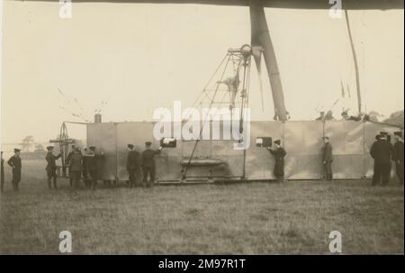 La gondola di Naval Airship NO3, Astra Torres, 4 novembre 1913. Foto Stock