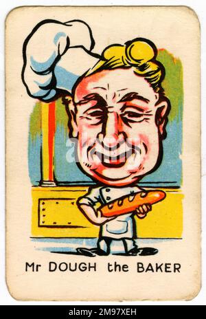 Buone carte da gioco - MR Dough The Baker. Foto Stock