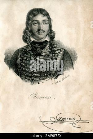 Francois Severin Marceau-Desgraviers (1769-1796), generale francese. Foto Stock