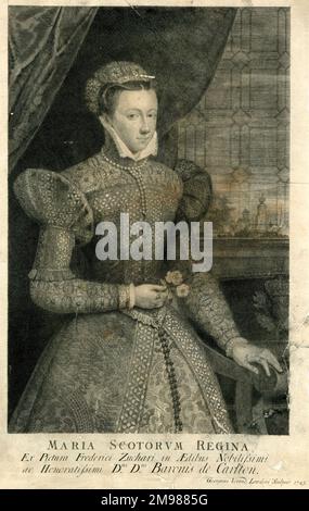 Maria Regina di Scozia (1542-1587). Foto Stock