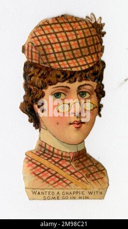 Victorian rottami - le persone che vogliono sposarsi - ha voluto una cappie con alcuni andare in lui. Foto Stock