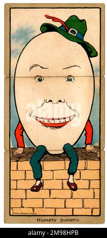 Carte da gioco Little Folks Misfitz - Humpty Dumpty. Foto Stock