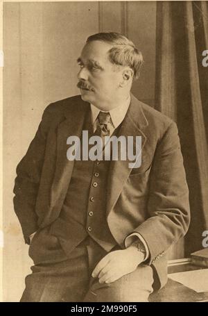 H G Wells, autore inglese. Foto Stock