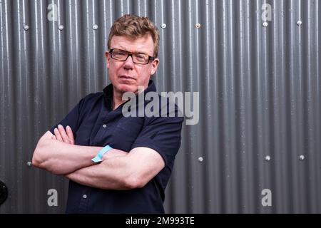 The Proclaimers, fratelli Craig Reid e Charlie Reid, backstage al Goodwood Festival of Speed. Foto Stock