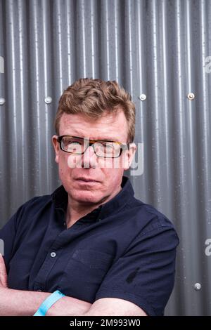 The Proclaimers, fratelli Craig Reid e Charlie Reid, backstage al Goodwood Festival of Speed. Foto Stock