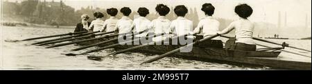 Women's Amateur Rowing Association - Furnivall otto canottaggio sul Tamigi. Foto Stock