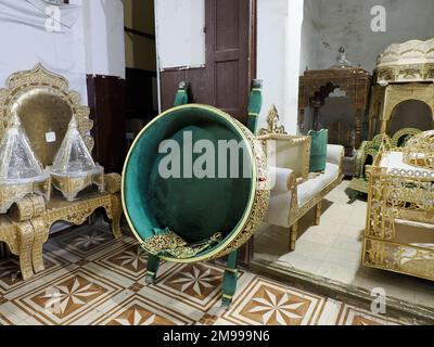 marocco fes negozio di nozze a fez medina Foto Stock