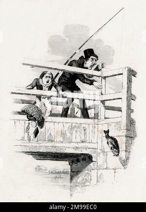 Illustrazione, una che è andato via. Foto Stock