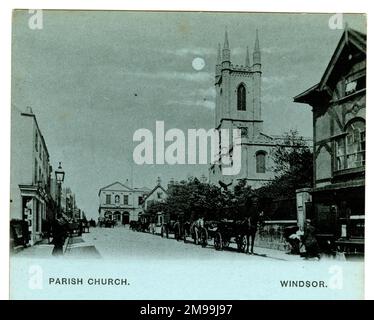 Chiesa parrocchiale di San Giovanni Battista, Windsor, Berkshire. Foto Stock