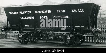 Carro Wolverhampton Corregated Iron Co. Foto Stock