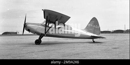 SAI KZ VII Laerke (danese: Lark) OY-ACC, da qualche parte in Danimarca. (SAI-Skandinavisk Aero Industri) Foto Stock