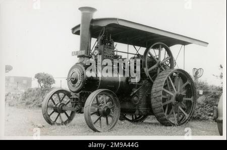 Motore di trazione a vapore - Burrell motore per uso generale numero 2662, attrazione, regn. AF3531, in occasione di un Rally/Fiera di Steam. Foto Stock