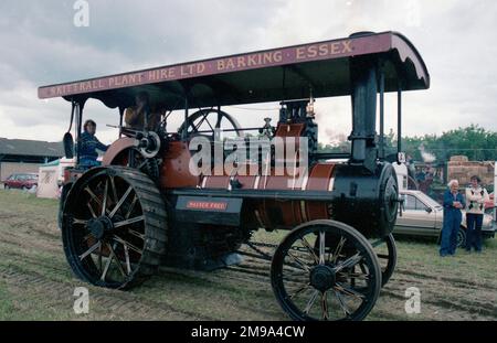 Foster General Purpose Engine, regn. DO1945 numero 2163, Master Fred. Costruito nel 1896 da William Foster & Co. A Lincoln, alimentato da un motore a vapore monocilindrico da 8 NHP. Foto Stock