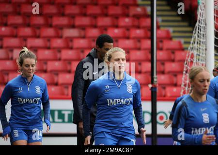 Sheffield, Regno Unito. 16th Jan, 2023. Sheffield, Inghilterra, gennaio 15th 2023 Gemma Lawley 15 durante il riscaldamento prima di Sheffield United contro Birmingham City a Bramall Lane, Sheffield. (Sean Chandler/SPP) Credit: SPP Sport Press Photo. /Alamy Live News Foto Stock