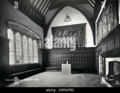 Ightham Mote, Kent - la Grande Sala Foto Stock