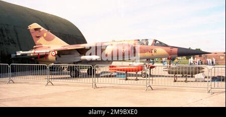 Armee de l'Air - Dassault Mirage F.1C 87 - 33-FR (msn 87), di Escadron de Chasse 03-033, alla base eyrienne 112 Reims-Champagne il 14 settembre 1997. (Armee de l'Air - forza aerea francese). Foto Stock