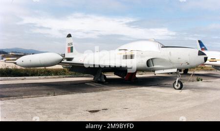 Lockheed T-33A-5-lo Shooting Star 1926 (msn 580-1423, ex 57-0694), del Museu do Ar Sintra, a Montijo (BA.6) (IZZ - LPMT), Portogallo. Foto Stock