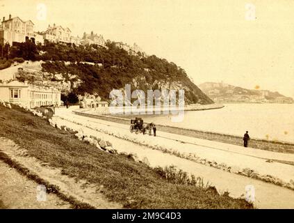 Torquay visto da Rock Walks a Torbay, Devon Foto Stock