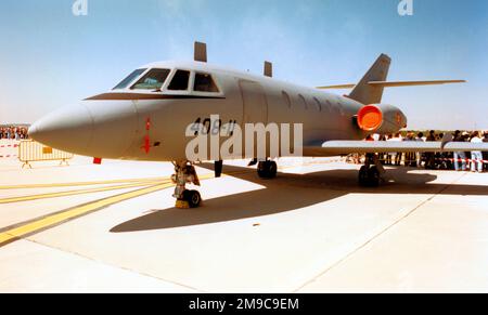 Fuerza Aerea Espanola - Dassault Falcon 20D ECM TM.11-3 - 408-11 (msn 219), in occasione di un airshow il 14 settembre 1996. (Fuerza Aerea Espanola - Aeronautica Spagnola). Foto Stock