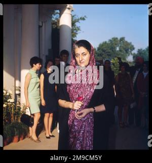 INDIRA GANDHI stateswoman indiano - alla sua casa a Nuova Delhi Foto Stock