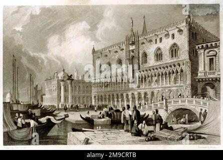 Palazzo Ducale (Palazzo Ducale), Venezia, Italia Foto Stock