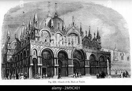 Cattedrale Chiesa di San Marco, Basilica di San Marco, a Venezia Foto Stock