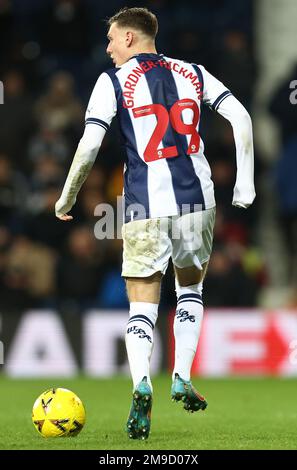 West Bromwich, Regno Unito. 17th Jan, 2023. Taylor Gardner-Hickman di West Bromwich Albion durante la partita della fa Cup presso gli Hawthorns, West Bromwich. Il credito dell'immagine dovrebbe essere: Darren Staples/Sportimage Credit: Sportimage/Alamy Live News Foto Stock