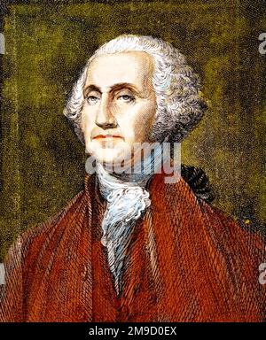 George Washington - Ritratto Foto Stock