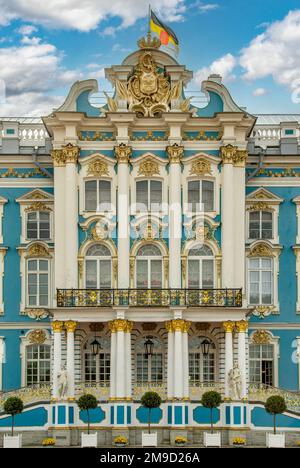 Ingresso al Palazzo di Caterina, Pushkin, Russia Foto Stock