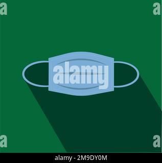 disegno di illustrazione vettoriale del logo della maschera Illustrazione Vettoriale