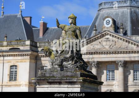 Castello di Luneville, ex Luenstadt, dettaglio, Dipartimento di Meurthe-et-Moselle, Grand Est Regione, Lorraine, Francia Foto Stock