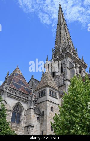 Cattedrale di Saint-Lazare, Autun, Dipartimento Saone-et-Loire, Regione Borgogna-Franche-Comte, Borgogna, Francia Foto Stock