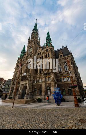 Municipio di Liberec, Liberec, Repubblica Ceca Foto Stock